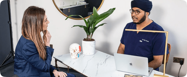 Consultation with Dr Raj Thethi