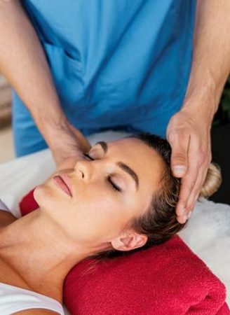 Women getting checked for Neck Tightening Treatment in Leeds