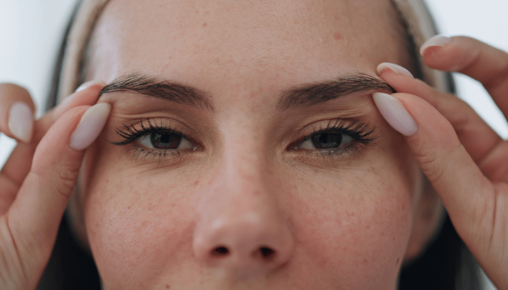 Eyebrow Raises exercise for Droopy eyelids