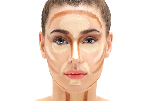 Contoured Facial Features